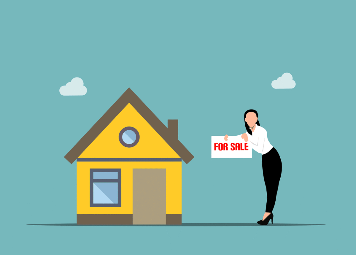 Investissement immobilier avec maison moderne et paysage urbain