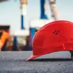 casque de chantier d'un artisan