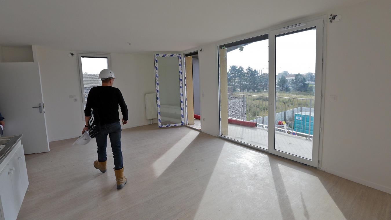 Visite d'un chantier de logement neuf