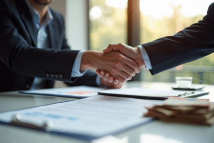 Signature de contrat de location avec dépôt en euros