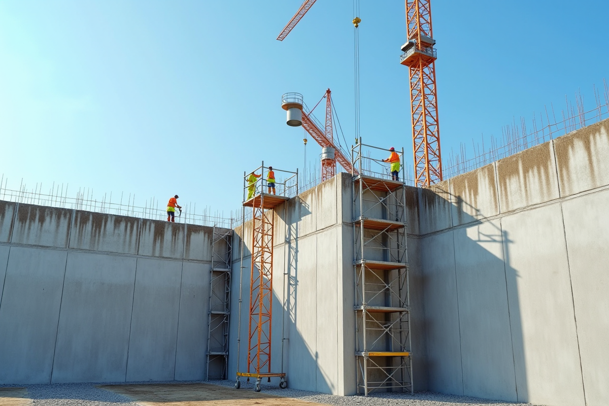 béton projeté