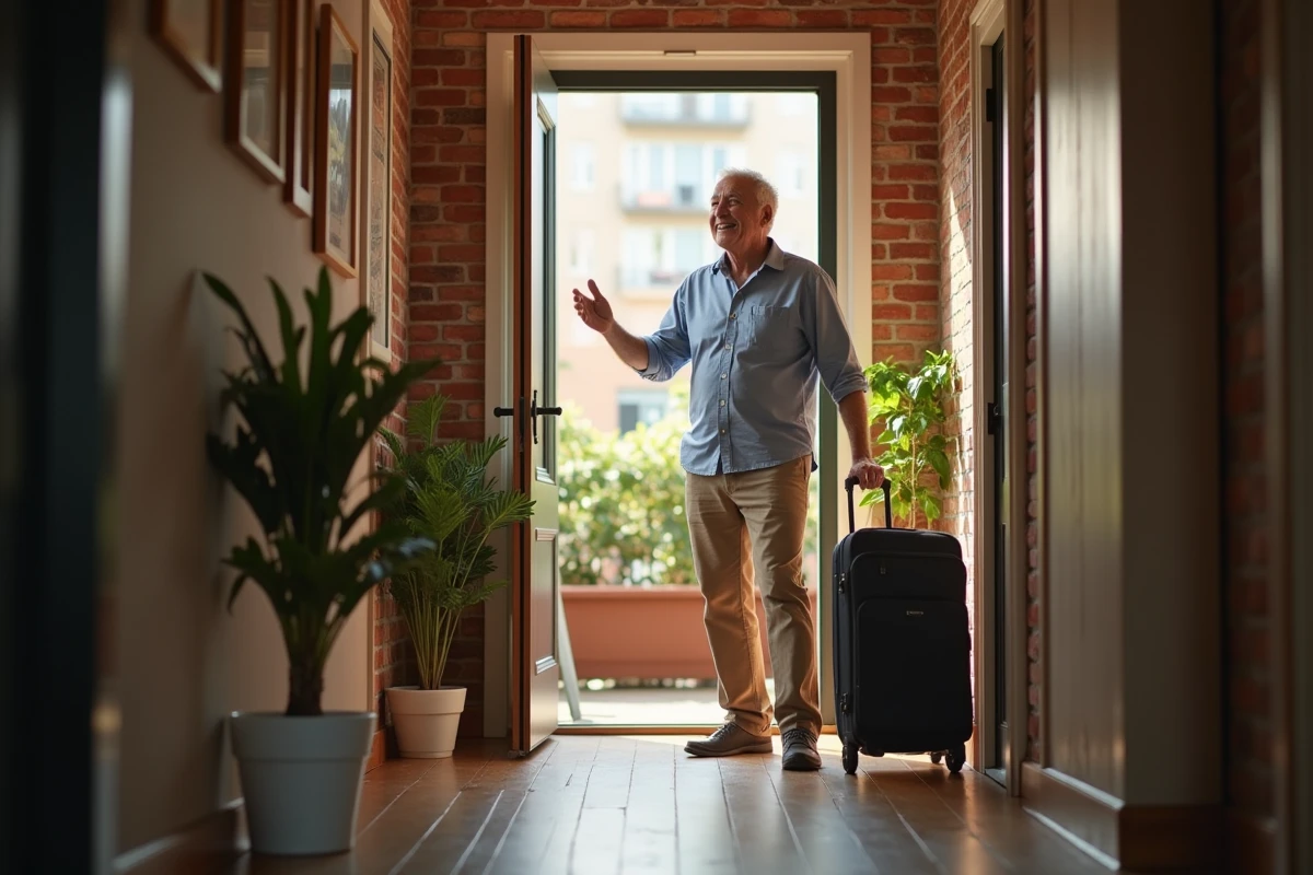 Hôte Airbnb accueillant dans un appartement urbain