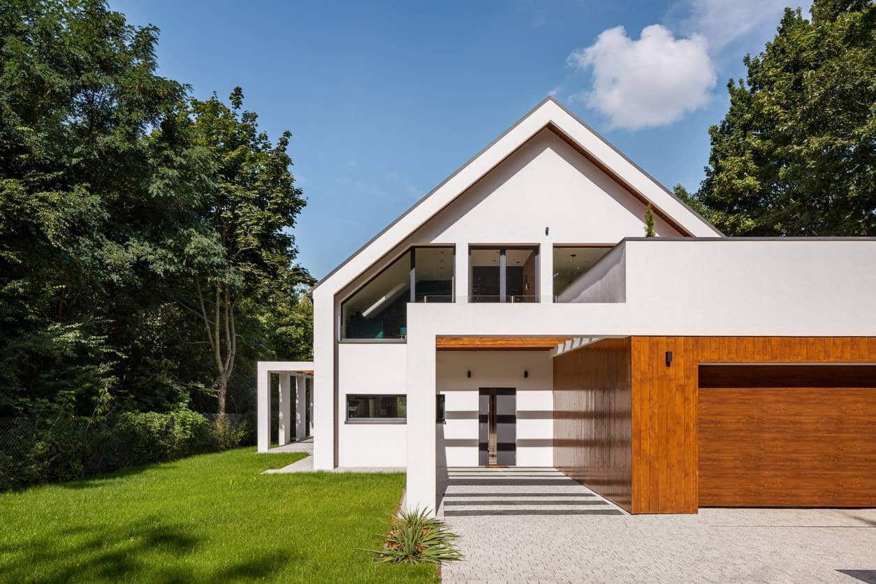 maison moderne volets roulants